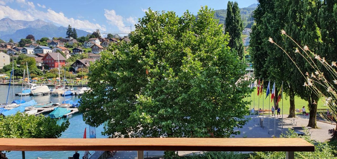 Ferienwohnung Ankerplatz Spiez Exteriör bild