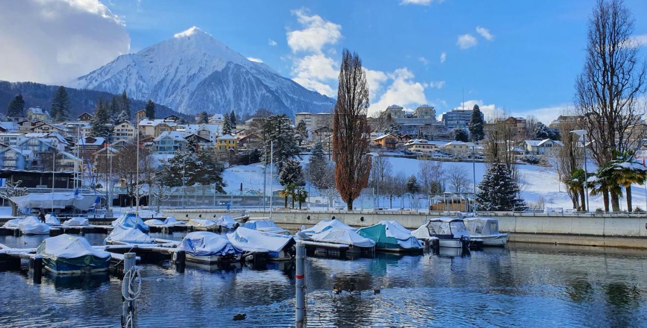 Ferienwohnung Ankerplatz Spiez Exteriör bild