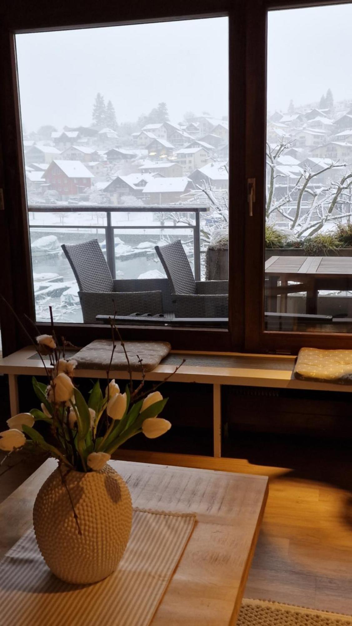 Ferienwohnung Ankerplatz Spiez Exteriör bild