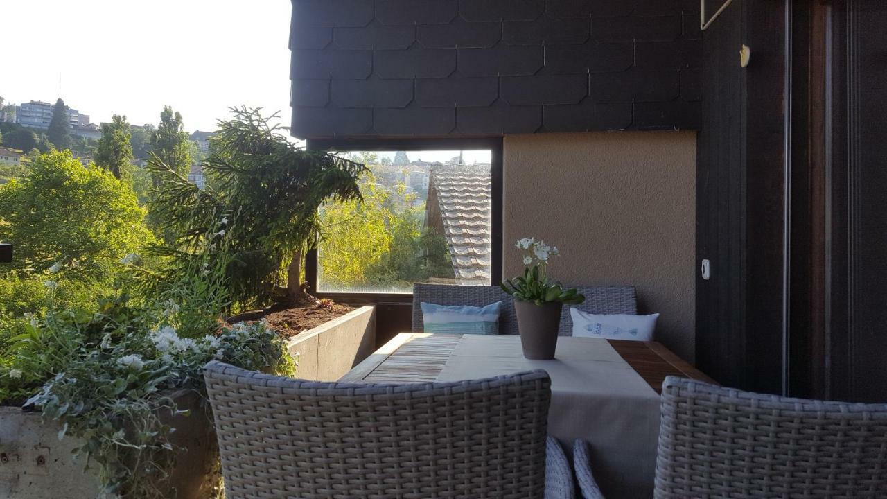 Ferienwohnung Ankerplatz Spiez Exteriör bild